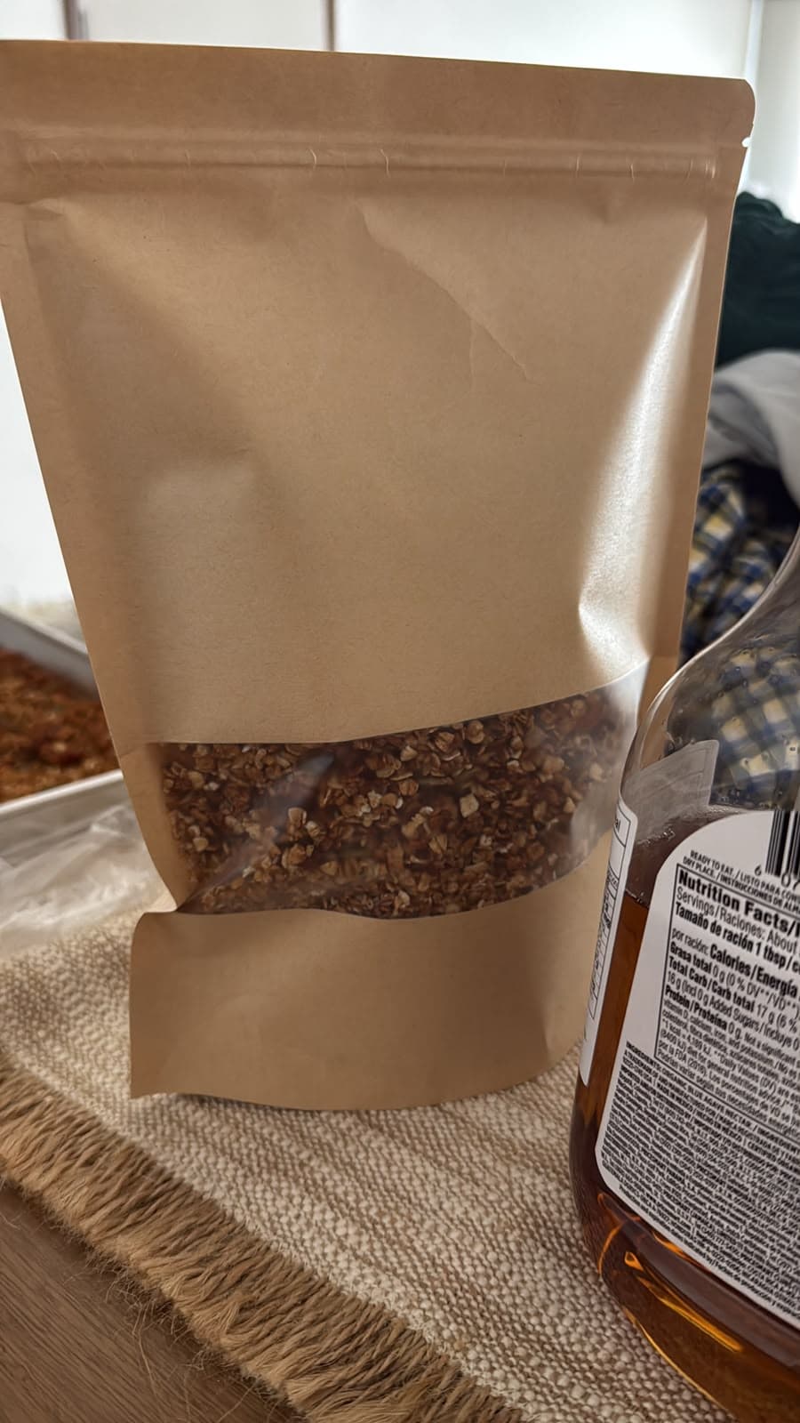 Textura de la granola